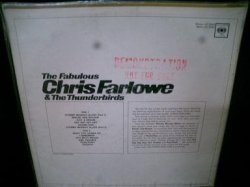 画像2: クリス・ファーロウ/US原盤★CHRIS FARLOWE & THE THUNDERBIRDS-『THE FABULOUS CHRIS FARLOWE 』