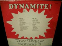 画像2: Doo-Wop米国廃盤★V.A.-『DYNAMITE DOO WOPPPS VOL.1』  