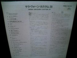 画像2: サラ・ヴォーン/20曲ベスト★SARAH VAUGHAN-『CUSTOM 20』