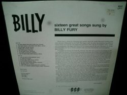 画像2: ビリー・フューリーUK廃盤★BILLY FURY-『BILLY』