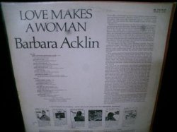 画像2: サバービア掲載/CA原盤★BARBARA ACKLIN-『LOVE MAKES A WOMAN』