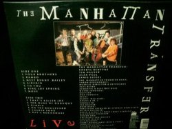 画像2: マンハッタン・トランスファーUS原盤★THE MANHATTAN TRANSFER-『LIVE』 
