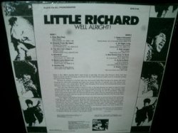 画像2: リトル・リチャードUS原盤/希少黒金ラベル★LITTLE RICHARD-『WELL ALRIGHT!』