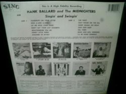 画像2: ハンク・バラードDENMARK廃盤★HANK BALLARD AND THE MIDNIGHTERS-『SINGIN' AND SWINGIN'』