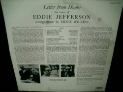 画像2: エディー・ジェファーソンUS廃盤★EDDIE JEFFERSON-『LETTER FROM HOME』
