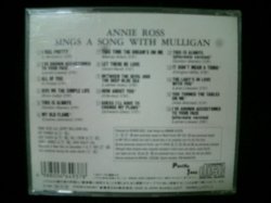 画像2: アニー・ロス/Jazz Vocal名盤★ANNIE ROSS-『SINGS A SONG WITH MULLIGAN』