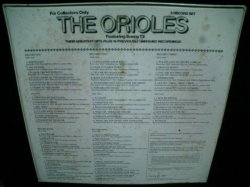 画像3: オリオールズUS廃盤/5枚組ボックスLP★THE ORIOLES-『FOR COLLECTORS ONLY THE ORIOLES 5 RECORD SET』