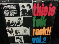 画像1: ボブディラン／バーズ 1966年ペラジャケ廃盤★V.A.-『THIS IS FOLK ROCK VOL.2』