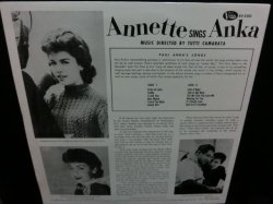 画像2: アネットUS盤★ANNETTE-『ANNETTE SINGS ANKA』