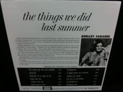 画像2: シェリー・フェブレー/US廃盤★SHELLY FABARES-『THE THINGS WE DID LAST SUMMER』