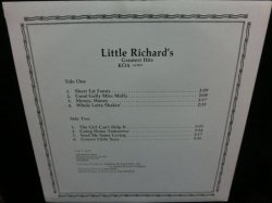 画像2: リトル・リチャードUS廃盤★LITTLE RICHARD-『GREATEST HITS』
