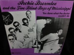 画像1: アーチー・ブランリー/Sweden廃盤★ARCHIE BROWNLEE & THE FIVE BLIND BOYS OF MISSISSIPPI