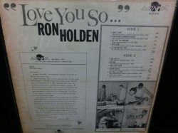 画像2: ロン・ホールデン/貴重US原盤★RON HOLDEN-『LOVE YOU SO』