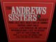 アンドリュース・シスターズ廃盤★THE ANDREWS SISTERS PRESENTS