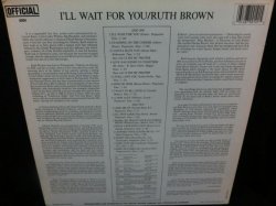 画像2: ルース・ブラウン/DENMARK廃盤★RUTH BROWN-『I'LL WAIT FOR YOU』