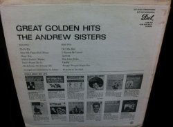 画像2: アンドリュース・シスターズUS原盤★THE ANDREWS SISTERS-『GREAT GOLDEN HITS』