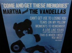画像1: マーサ＆ヴァンデラス１枚目★MARTHA AND THE VANDELLAS-『COME AND GET THESE MEMORIES』