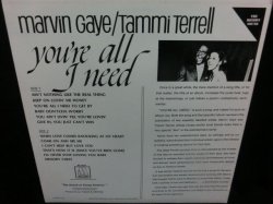 画像2: マーヴィン・ゲイUS廃盤★MARVIN GAYE/TAMMI TERRLL-『YOU'RE ALL I NEED』