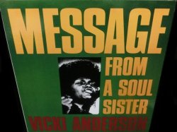 画像1: ヴィッキ・アンダーソンUS廃盤★VICKI ANDERSON-『MESSAGE FROM A SOUL SISTER』