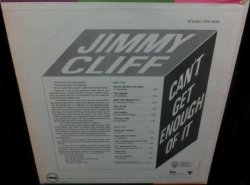 画像2: ジミー・クリフ/貴重US原盤★JIMMY CLIFF-『CAN'T GET ENOUGH OF IT』