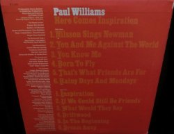 画像2: ポール・ウィリアムス5枚目★PAUL WILLIAMS-『HERE COMES INSPIRATION』