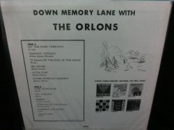 画像2: ジ・オーロンズ5枚目★THE ORLONS-『DOWN MEMORY LANE』