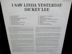 画像2: ディッキー・リー/Sweden廃盤★DICKEY LEE-『I SAW LINDA YESTERDAY』