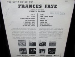 画像2: フランシス・フェイUS原盤★FRANCIS FAYE-『YOU GOTTA GO! GO! GO!』
