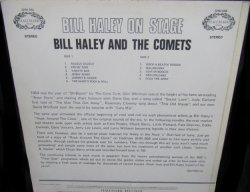 画像2: ビル・ヘイリーUK原盤★BILL HALEY-『ON STAGE』