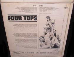 画像2: フォー・トップス/UK原盤★FOUR TOPS-『FOUR TOPS』