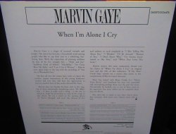 画像2: マーヴィン・ゲイ/180g重量盤★MARVIN GAYE-『WHEN I'M ALONE I CRY』