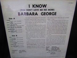 画像2: バーバラ・ジョージ/EU廃盤★BARBARA GEORGE-『I KNOＷ』