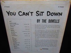 画像2: ドヴェルズ/US原盤★THE DOVELLS-『YOU CAN'T SIT DOWN』