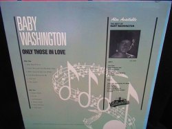 画像2: ベイビー・ワシントンUS廃盤★BABY WASHINGTON-『ONLY THOSE IN LOVE』