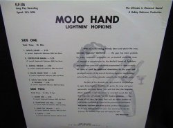 画像2: ライトニン・ホプキンス/P-VINE廃盤★LIGHTNIN' HOPKINS-『MOJO HAND』