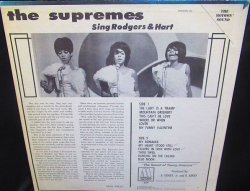 画像2: スプリームス/US原盤★THE SUPREMES-『SINGS RODGERS & HART』　