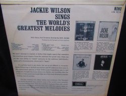 画像2: ジャッキー・ウィルソン/UK原盤★JACKIE WILSON-『SINGS THE WORLD'S GREATEST MELODIES』