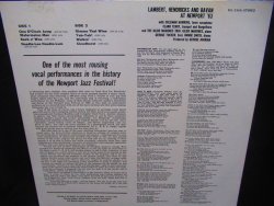 画像2: 希少非売品★LAMBERT, HENDRICKS & BAVAN-『AT NEWPORT 63』
