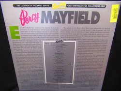 画像2: 『Hit The Road Jack』元ネタ収録/レア音源集★PERCY MAYFIELD-『FOR COLLECTORS ONLY』