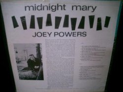 画像2: ジョーイ・パワーズUS原盤★JOEY POWERS-『MIDNIGHT MARY』 