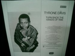 画像2: タイロン・デイヴィスUS盤★TYRON DAVIS-『TURN BACK THE HANDS OF TIME』 