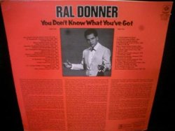 画像2: ラル・ドナーUK廃盤★RAL DONNER-『YOU DON'T KNOW WHAT YOU'VE GOT』 
