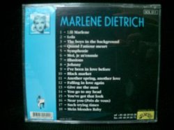 画像2: マレーネ・ディートリッヒ/EU廃盤ベスト★MARLENE DIETRICH-『LILI MARLENE』 