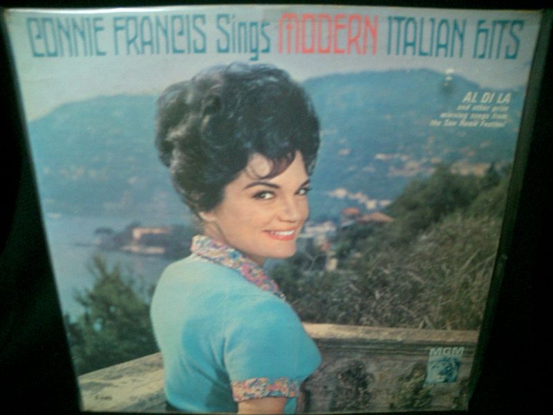 コニーフランシスUS原盤CONNIE FRANCIS SINGS MODERN ITALIAN HITS MODERN RECORDS 号店 LP CD