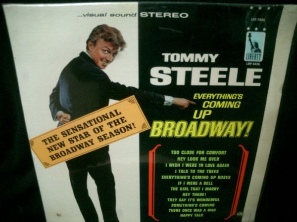 画像1: 『HAPPY TALK』レアカバー収録★TOMMY STEEL-『EVERYTHING'S COMING UP BROADWAY』 (1)