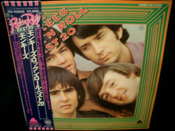 画像1: モンキーズ初回デザイン帯付/廃盤LP★THE MONKEES-『ロックンロール・ベスト20』 (1)