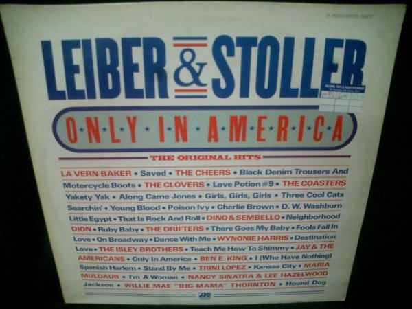 画像1: リーバー＆ストーラー黒人R&B集/英国２枚組★V.A.-『LEIBER & STOLLER ONLY AMERICA THE ORIGINAL HITS』 (1)