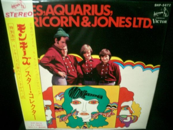 画像1: モンキーズ初回帯/自筆手形付き廃盤★THE MONKEES-『スター・コレクター/PISCES,AQUARIUS,CAPRICORN & JONES LTD.』 (1)