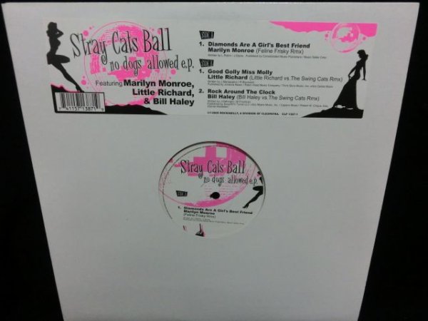 画像1: ストレイ・キャッツ/JIVEリミックス★STRAY CATS BALL NO DOGS ALLOWED EP (1)