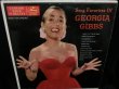 画像1: ジョージア・ギブスUS原盤/1stプレス★GEORGIA GIBBS-『SONG FAVOURITES OF GEORGIA GIBBS』 (1)